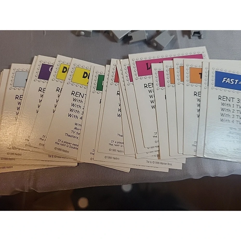 1999 Looney Tunes Monopoly Official Classic‎ Cartoon Limited Edition Vtg